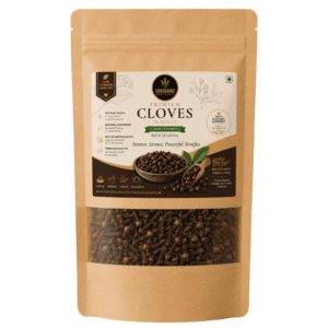 Sirigrains Premium Cloves Laung Whole Flower Buds High Eugenol Whole Spice in Kraft Stand Up Pouch