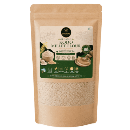 Sirigrains Organic Kodo Millet Flour Stone Ground Ancient Grain Flour Naturally Gluten Free for Everyday Cooking