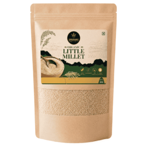 Sirigrains Organic Little Millet Premium Whole Ancient Grain Naturally Gluten Free Samai Kutki Millet