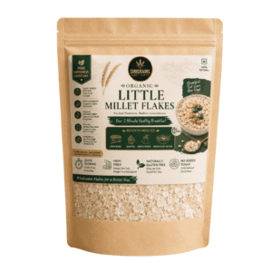 SiriGrains Organic Little Millet Flakes Premium Ancient Whole Grain Breakfast Naturally Gluten Free Ready to Cook