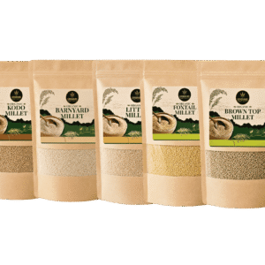 Sirigrains Organic Millet Combo Pack Five Ancient Indian Millets Naturally Gluten Free Heritage Whole Grains