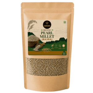 Ancient Indian organic pearl Millets Naturally Rich in Dietary Fiber Plant Based Nutrition and Everyday Whole Grain Goodness by Sirigrains brand