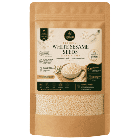Premium White Sesame Seeds Til Calcium Rich Natural Healthy Seeds Sirigrains
