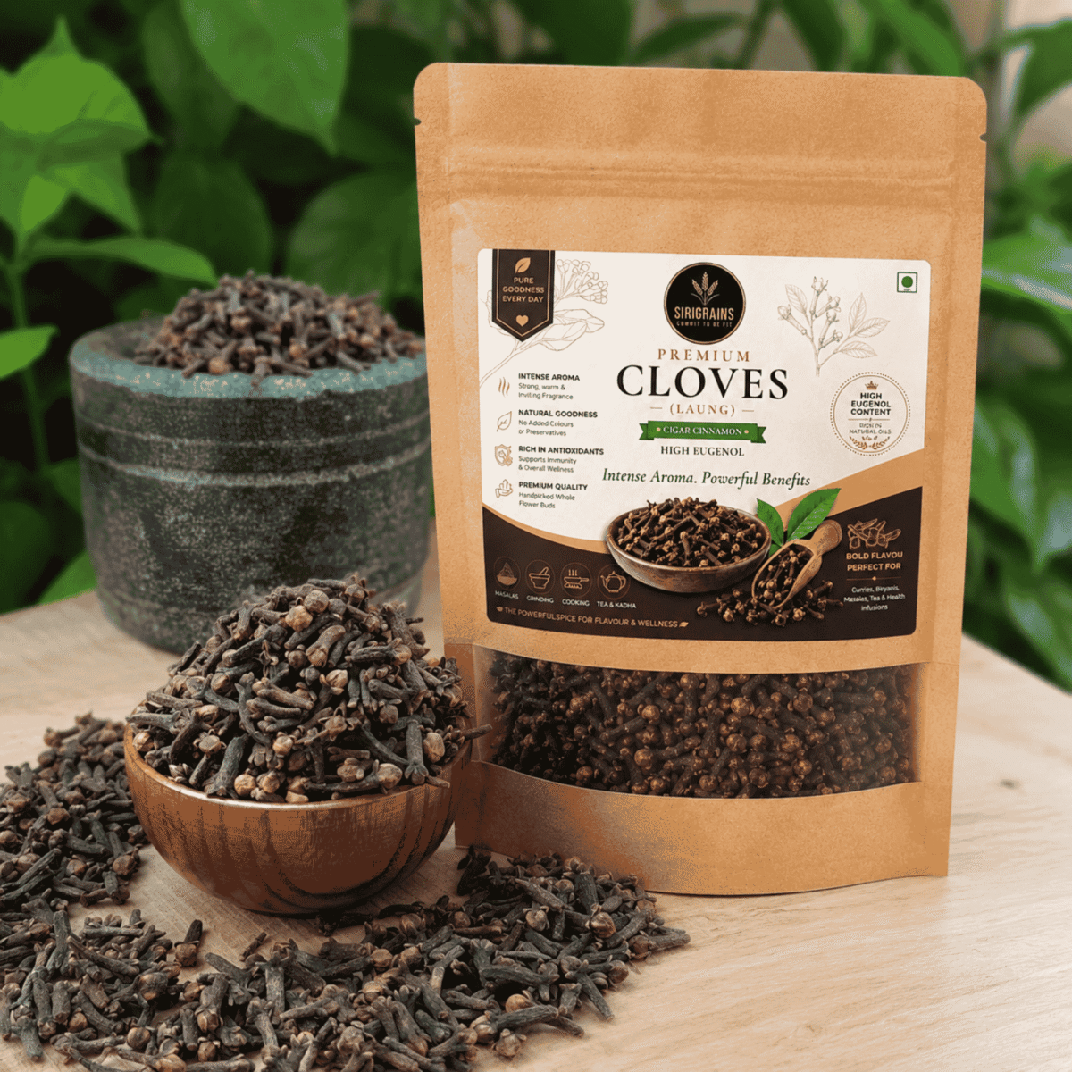 Premium Whole Cloves Lifestyle Photography Natural Aromatic Spice Sirigrains