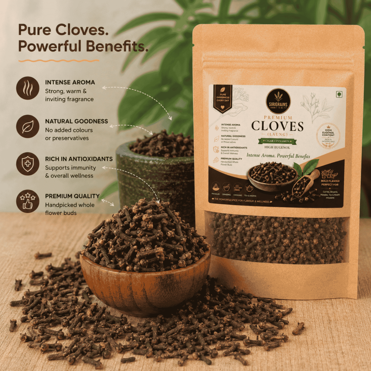 Cloves Benefits High Eugenol Antioxidants Digestive Support Natural Spice Sirigrains