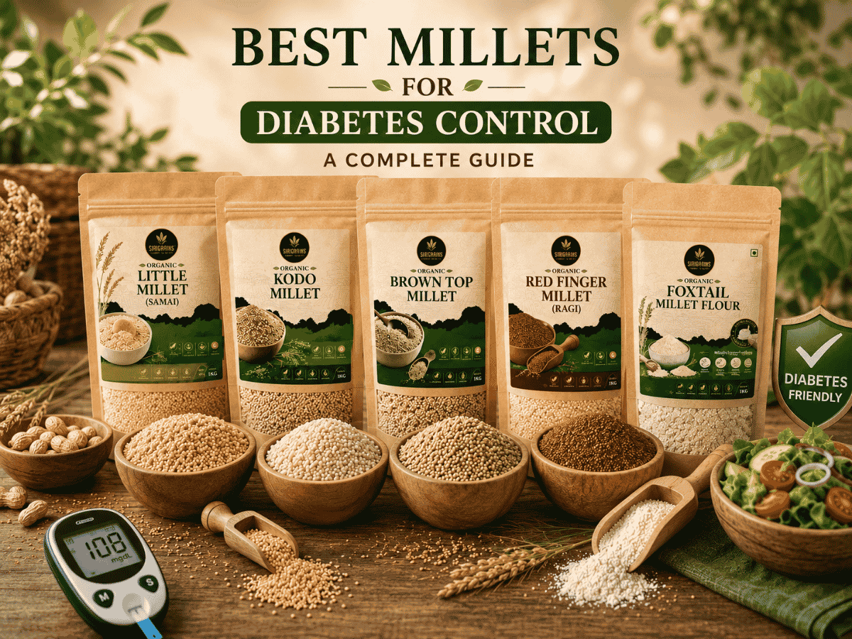 Best Millets for Diabetes Control: A Complete Guide sirigrains