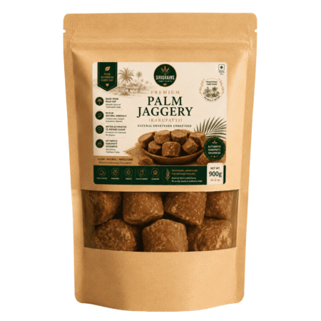 Premium Palm Jaggery Karupatti Natural Unrefined Palm Sugar Traditional Sweetener Sirigrains