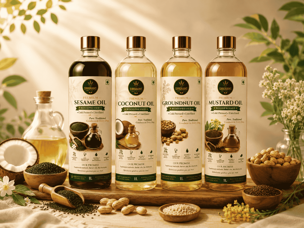Why Cold Pressed Oils Are Better for Your Health sirigrains